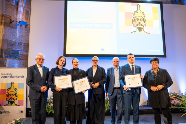 Winners of the European Charlemagne Youth Prize 2025